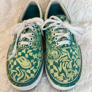 Vans era stacked platform wavy daze shoe